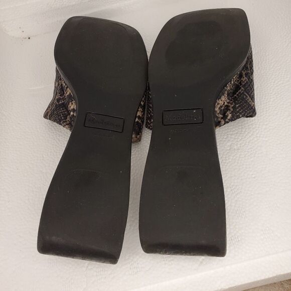 Vintage Madeline snake print lass slip on sandals - Picture 12 of 13